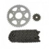 KIT DE SPROCKS Y CADENA DUKE 200 (P14T/ S42T/ 520H 118L)